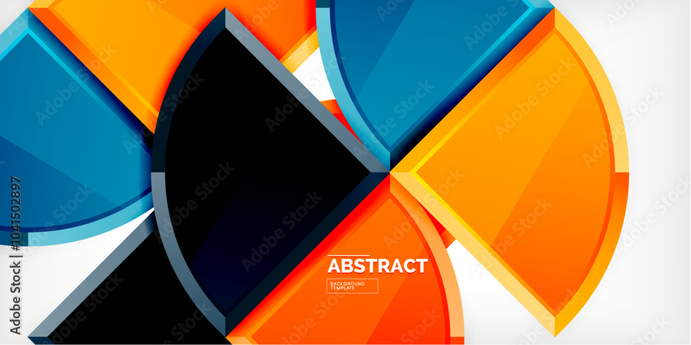 Glossy circles geometric background. Vector Illustration For Wallpaper, Banner, Background, Card, Book Illustration, landing page Glossy circles geometric background. Vector Illustration For Wallpaper, Banner, Background, Card, Book Illustration, landing page
