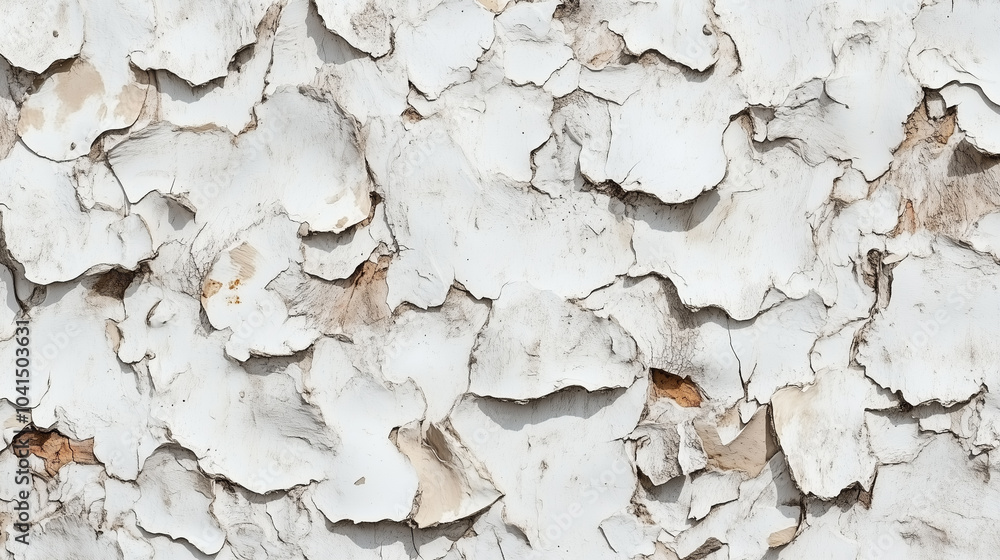 Close up seamless texture of white peeling paint, grunge surface background Close up seamless texture of white peeling paint, grunge surface background