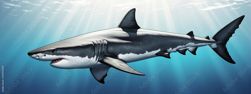 illustration of a shark illustration of a shark