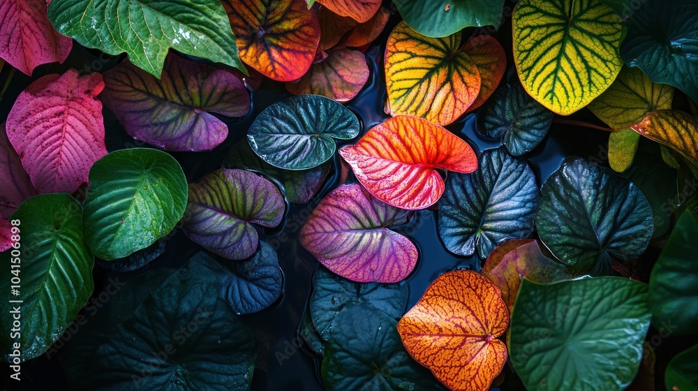 Vibrant Tropical Leaves Vibrant Tropical Leaves