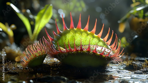 Captivating beauty of the venus flytrap nature's unique carnivorous plant thriving in its natural habitat