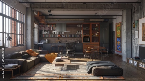 Urban apartment renovation works, generative ai