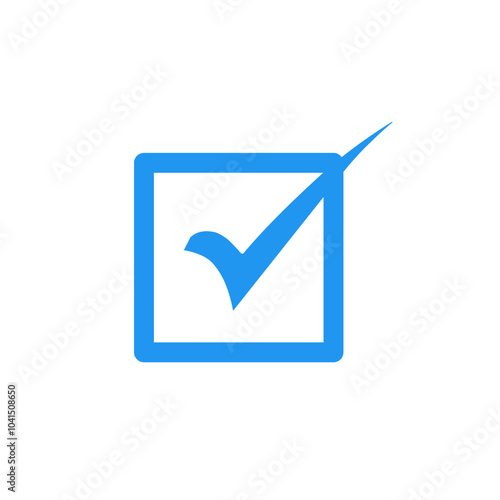 blue check mark icon