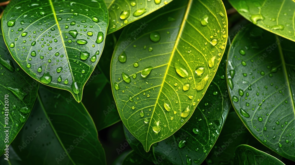 Close-Up of Green Leaves Close-Up of Green Leaves