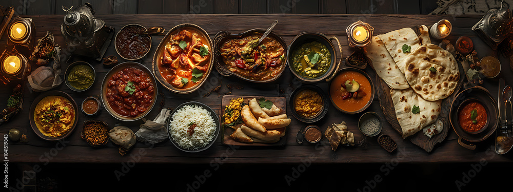 Traditional Indian Culinary Spread Traditional Indian Culinary Spread