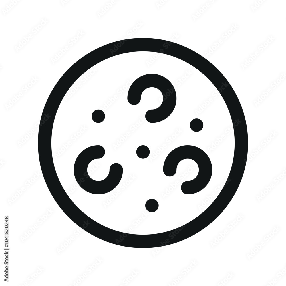 Flat bread UI icon, flatbread minimal line vector symbol Flat bread UI icon, flatbread minimal line vector symbol