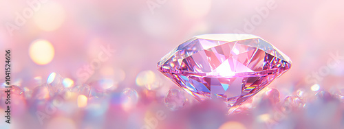 Radiant Pink Diamond in Dreamy Light