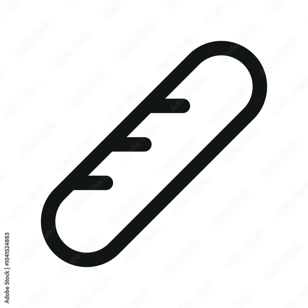 Sausage grill UI icon, grilled sausage minimal line vector symbol Sausage grill UI icon, grilled sausage minimal line vector symbol