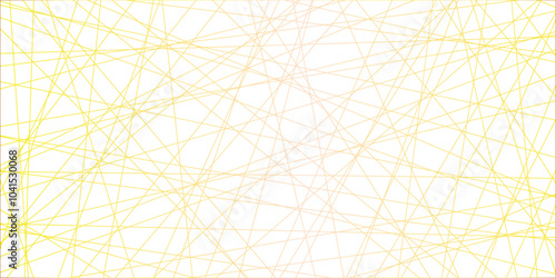Abstract luxury gold geometric random chaotic lines with many squares and triangles shape background. geometric random chaotic seamless line design with transparent background, vector illustration.