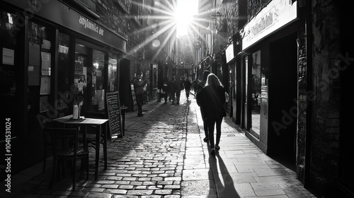 Streets of Temple Bar, Dublin photo