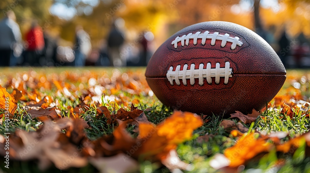 Papercut Thanksgiving football game with people enjoying the event, food, and fall leaves, vibrant and celebratory Papercut Thanksgiving football game with people enjoying the event, food, and fall leaves, vibrant and celebratory