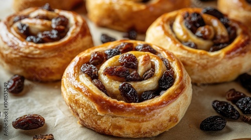 Delicious gluten free sweet swirl buns featuring plump raisins