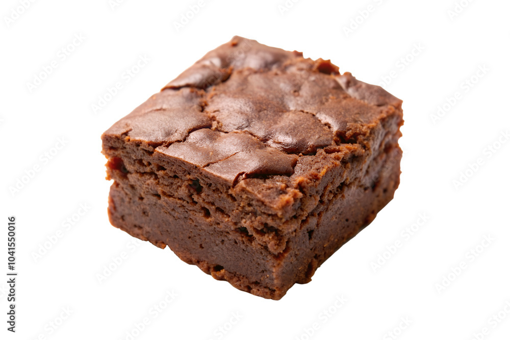 A piece of chocolate cake isolated on transparent background A piece of chocolate cake isolated on transparent background