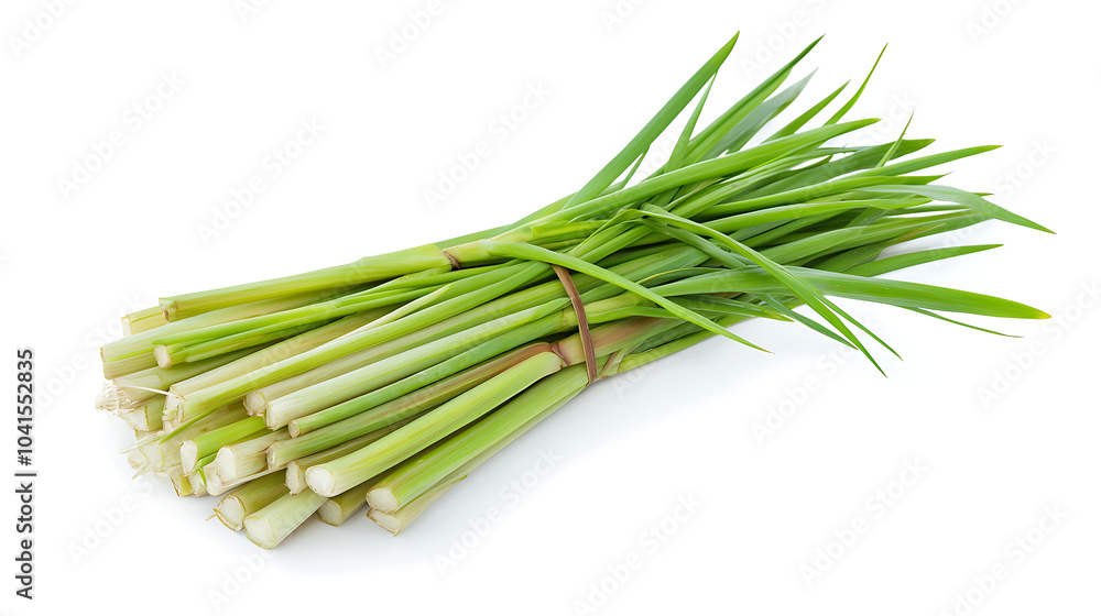 Fototapeta premium Fresh lemongrass isolated on white background