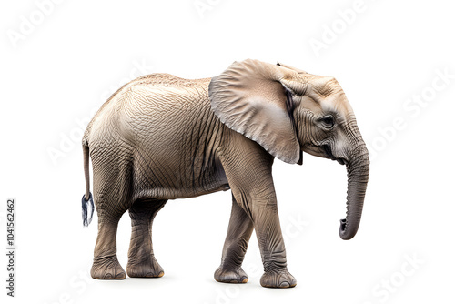 Elephant isolated on white background