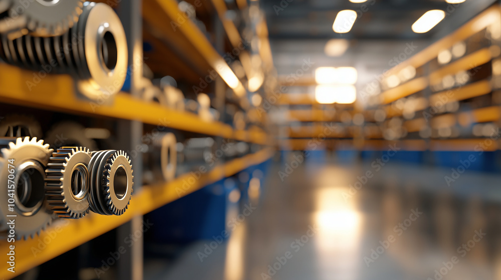 Fototapeta premium Auto Parts Store with Precision Tools for Car Maintenance