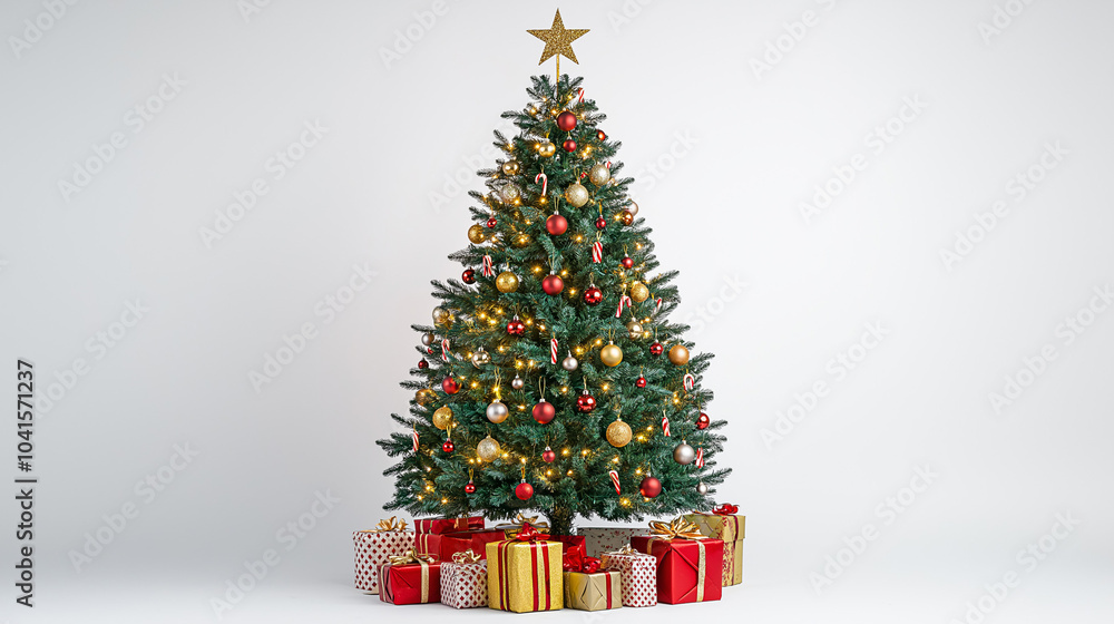 christmas tree with gifts christmas tree with gifts