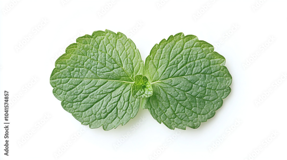 Close-up of Fresh Green Mint Leaves Close-up of Fresh Green Mint Leaves