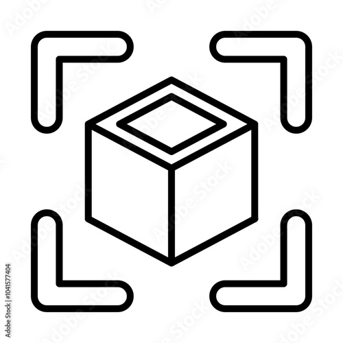 Augmented Reality line icon