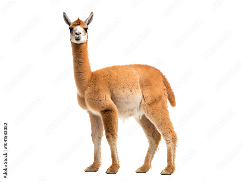 a brown and white llama a brown and white llama