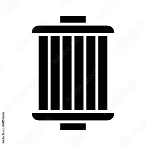 Oil Filter glyph icon
