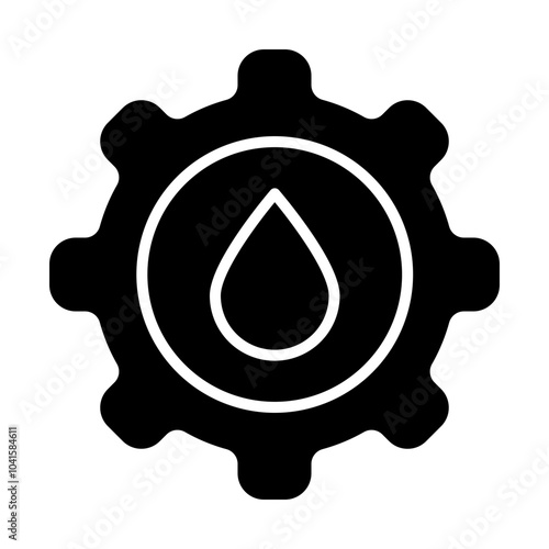 Radiator Cap glyph icon