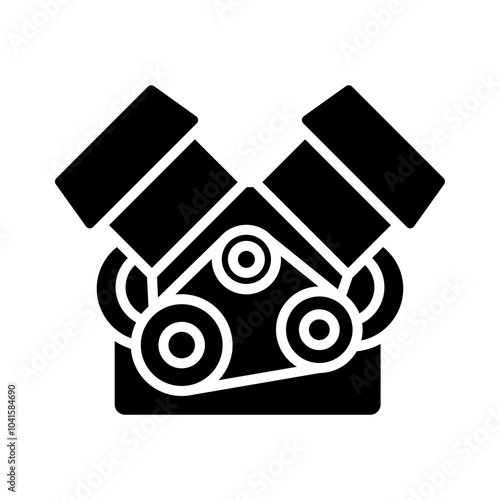Engine Diagnostics glyph icon