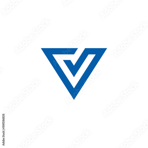 Triangle Letter V Logo design vector template Free Download Triangle Letter V Logo design vector template - GFXLoad
