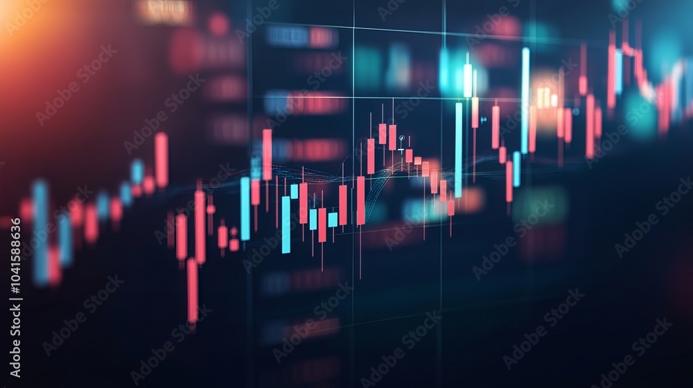 A vector background for a stock exchange, showing a candlestick chart with buy and sell indicators for trading. It also has a financial diagram with asset values rising and falling. A vector background for a stock exchange, showing a candlestick chart with buy and sell indicators for trading. It also has a financial diagram with asset values rising and falling.