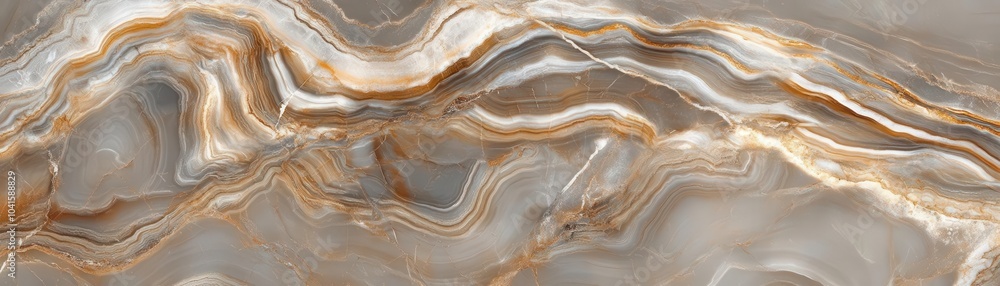 Elegant marble surface with swirling patterns in beige, brown, and white hues, perfect for backgrounds and stylish designs. Elegant marble surface with swirling patterns in beige, brown, and white hues, perfect for backgrounds and stylish designs.