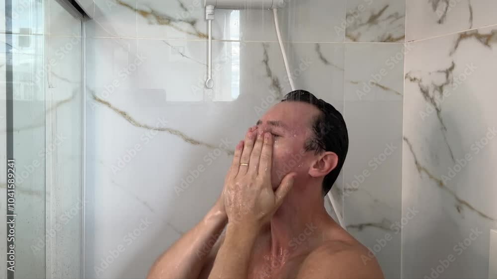 homem tomando banho homem tomando banho