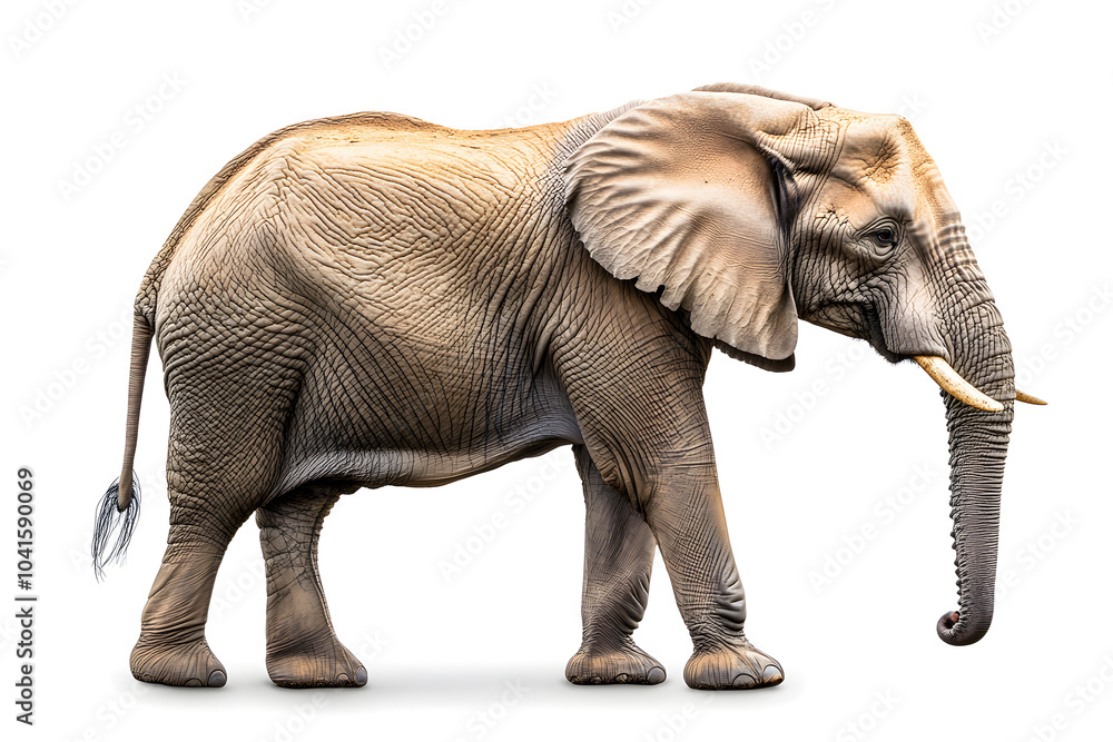 Elephant isolated on white background Elephant isolated on white background