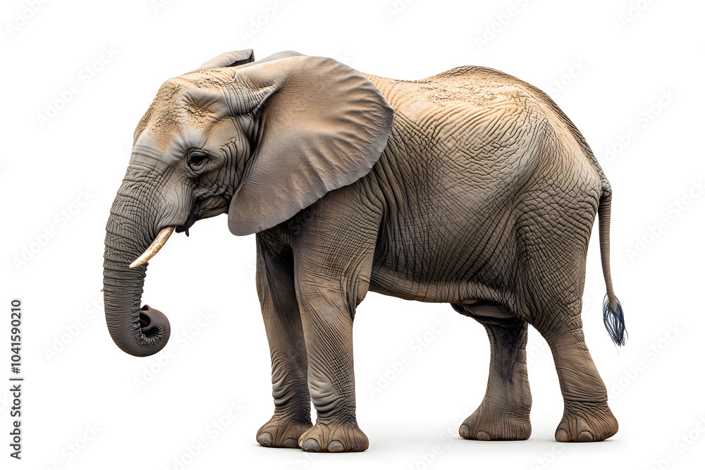 Elephant isolated on white background Elephant isolated on white background