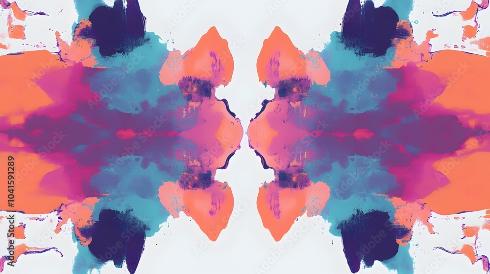 Alluring Symmetrical Rorschach Ink Blot Designs with Vibrant Jewel-Toned Fluid Morphing Shapes Alluring Symmetrical Rorschach Ink Blot Designs with Vibrant Jewel-Toned Fluid Morphing Shapes
