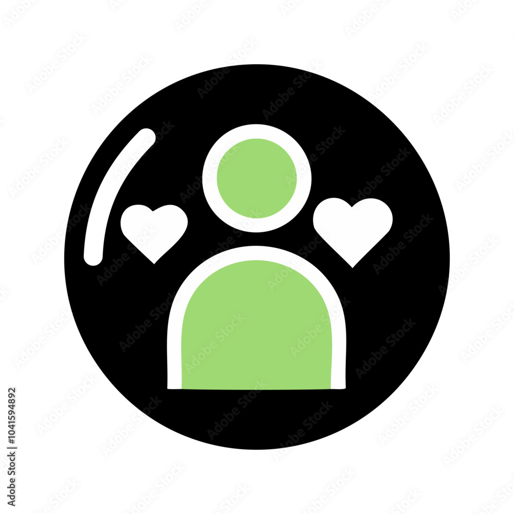 Love people care icon illustration Love people care icon illustration