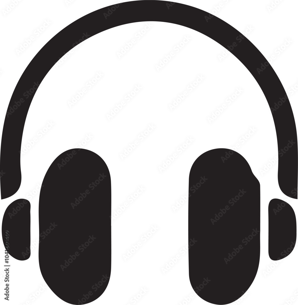 headphones audio device icon image vector illustration design black and white headphones audio device icon image vector illustration design black and white