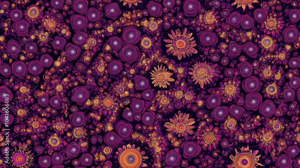 Seamless mandala pattern featuring raster ornaments for a decorative background Seamless mandala pattern featuring raster ornaments for a decorative background