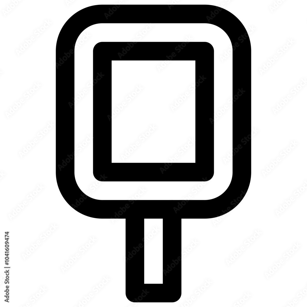 Signage design. Editable stroke vector icon. Signage design. Editable stroke vector icon.