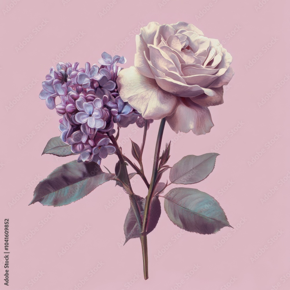 Fototapeta premium rose lilac