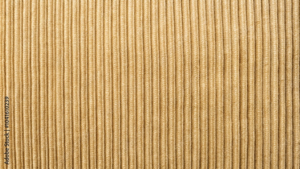 Beige corduroy fabric background with light wear Beige corduroy fabric background with light wear
