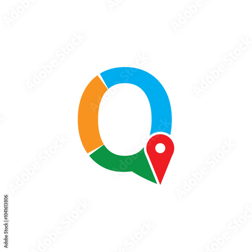 Simple and Modern illustration logo design initial Q Combine with Route Maps. Logo Good for company related Transportation. Free Download Simple and Modern illustration logo design initial Q Combine with Route Maps. Logo Good for company related Transportation. - GFXLoad