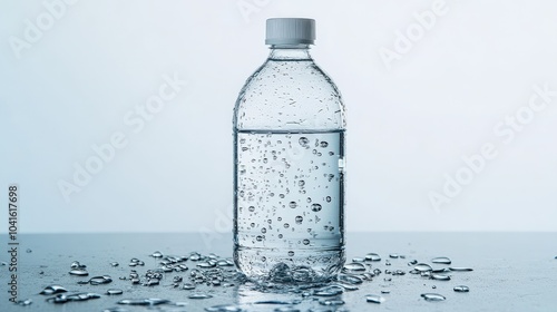 Distilled Water Bottle: Chemical Solution for Molecular Research in Biochemistry