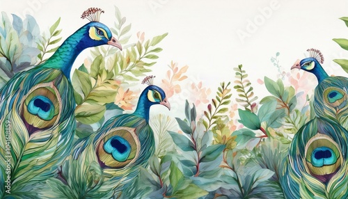 Wallpaper Mural New Vintage tree flower bird Background. Torontodigital.ca