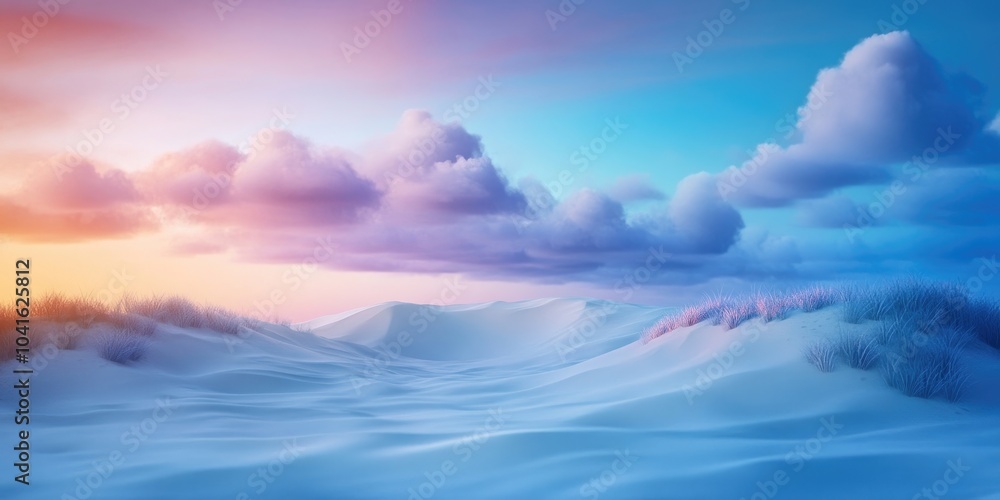 Stunning sand dunes on a coastal island in the North Sea, Beautiful sandy dunes on a coastal island Stunning sand dunes on a coastal island in the North Sea, Beautiful sandy dunes on a coastal island
