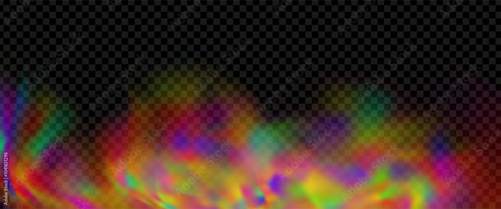 Obraz premium Background of an explosion of colorful smoke clouds.Multicolor fog with blue and yellow particles.Explosions of color powder.