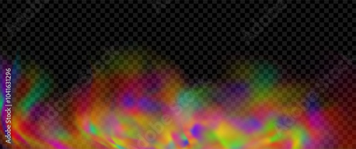 Background of an explosion of colorful smoke clouds.Multicolor fog with blue and yellow particles.Explosions of color powder.