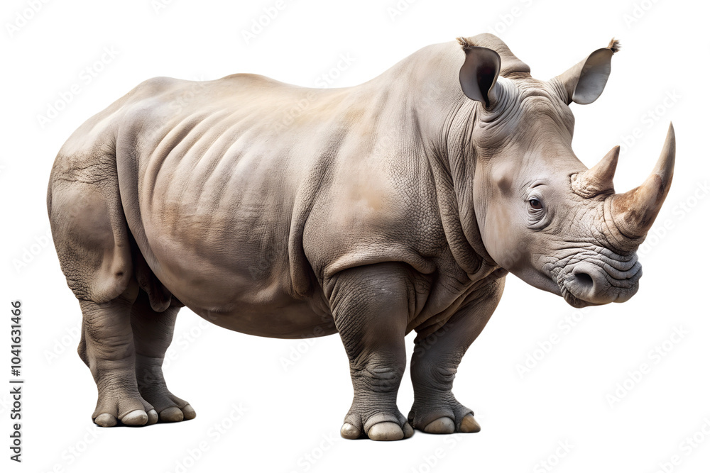 Rhinoceros on Transparent Background. PNG. Rhinoceros on Transparent Background. PNG.
