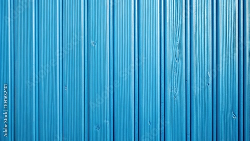 Blue wall with textured beadboard paneling photo