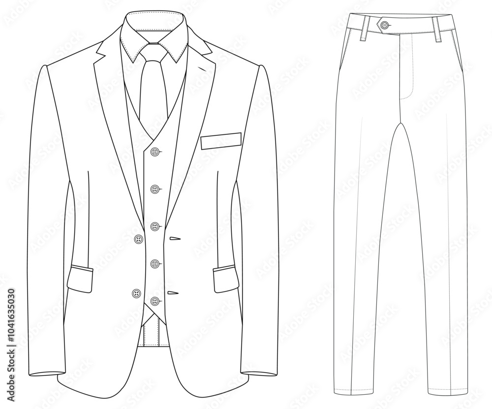 MAN BLAZER COLLECTION JACKET AND PANT SUIT CORPORATE WEAR DRESS FLAT DESIGN VECTOR ILLUSTRATION MOCKUP DESIGN MAN BLAZER COLLECTION JACKET AND PANT SUIT CORPORATE WEAR DRESS FLAT DESIGN VECTOR ILLUSTRATION MOCKUP DESIGN