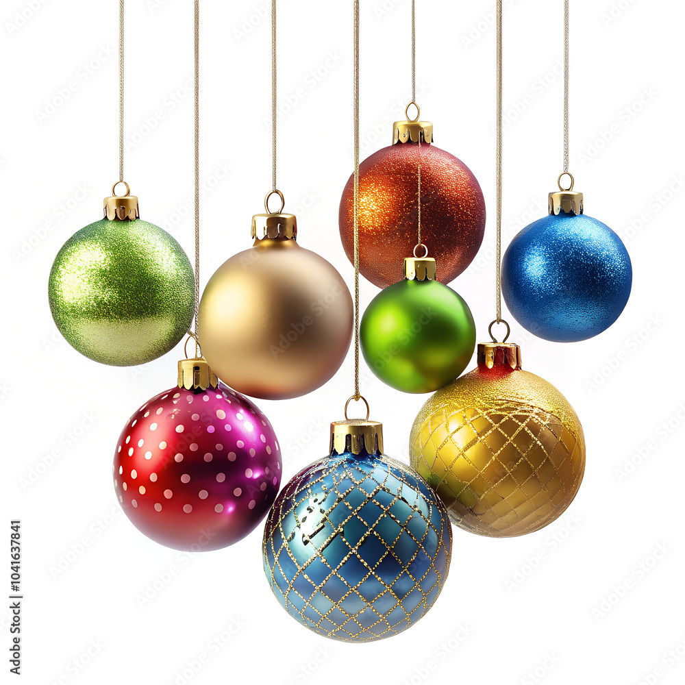 christmas balls isolated on white christmas balls isolated on white